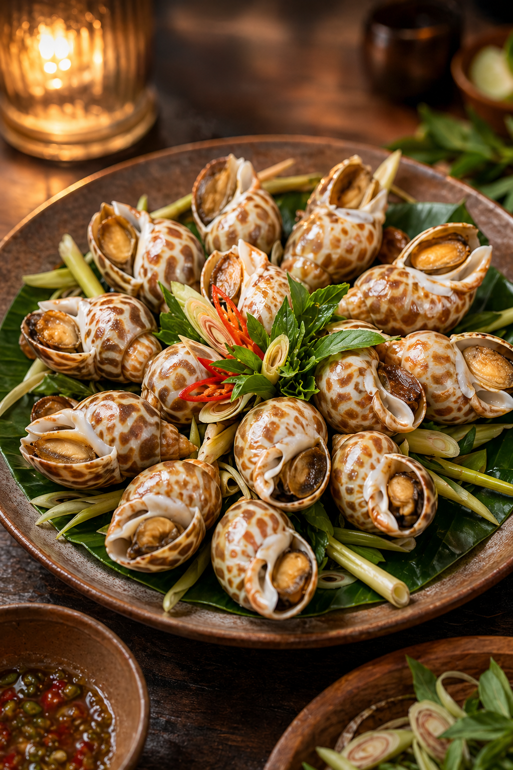 Ốc hương hấp sả